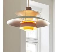 Louis Poulsen PH 5 Lampada a sospensione, grigio ostrica/blu/rosa