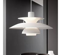 Louis Poulsen PH 5 Lampada a sospensione, Monochrome - bianco