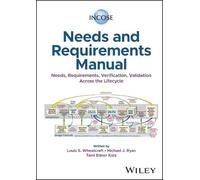 INCOSE Louis S. Wheatcraft Michael J. Rya INCOSE Needs and Re (Copertina rigida)