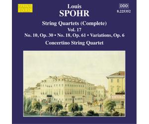 Louis Spohr Louis Spohr: String Quartets (Complete) - Volume 17 (CD) Album