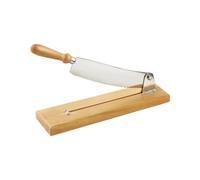 Louis Tellier - Coltello da Pane Professionale in Acciaio Inossidabile con Base in Legno - Lama Dritta da 25 cm - Utensile da Cucina Resistente