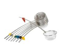 Louis Tellier Combrichon - Set di colini per fonduta, in Acciaio Inox, 4 Pezzi