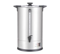 Louis Tellier - Percolatore professionale per caffè, capacità 13,2 l, 100 tazze, in acciaio inox, filtro in acciaio inox, rubinetto antigoccia