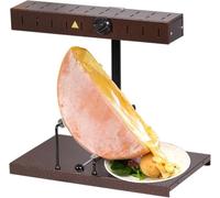 BRON COUCKE RACL01 Macchina per raclette, 900 W, Acciaio Inossidabile, Nero