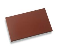 LOUIS TELLIER - Tagliere - Realizzato in HDPE - Antibatterico - Professionale - Qualità Superiore - 60 x 40 x 2 cm - Colore HACCP Carne Cotta e Salumi - Marrone