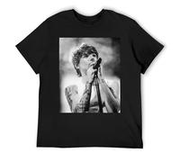 Louis Tomlinson Premium Pima Cotton Tee camicia a maniche corte lussuosamente morbida per il massimo comfort, Nero , XL