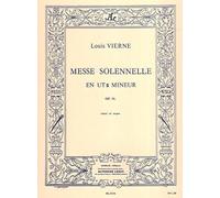 Louis Vierne-Messe solennelle en ut dièse mineur-Vocal Score
