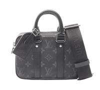 Louis Vuitton Vintage - Pre-owned Nano PDV Monogram Eclipse Coated Canvas Borsa 2way - - Pre-owned - Uomo - Nero - ONE SIZE