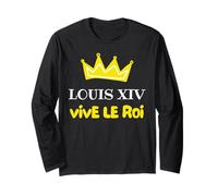 Louis XIV Vive Le Roi de France Couronne Histoire Versailles Maglia a Manica