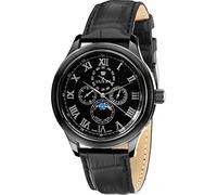 Louis Xvi Orologio da polso uomo élysée le Grand Le noir Stars Edition Silver analogico al quarzo in pelle nero 555