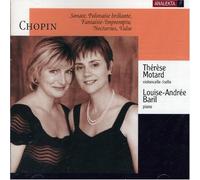 Louise-Andree B Chopin: Works for Cello & Piano - Sonate, Polonaise brillan (CD)