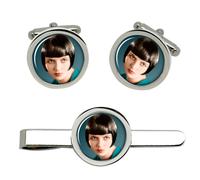 Louise Brooks Gemelli E Fermacravatta Set