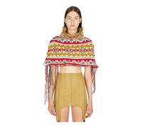 Louise Lyngh Bjerregaard - Folklore Fairisle Knit Cape - - Knitwear - Donna - Multicolore - L