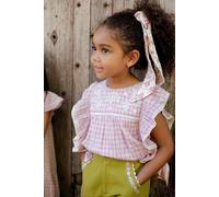 Louise Misha Blouse Mala Fuchsia Tartan Joy Taglia: 8Y | Camicie Outlet | kids | Rosa