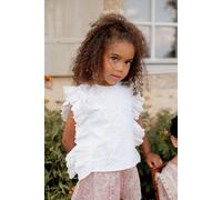 Louise Misha Blouse Mala White Taglia: 6M | Camicie Outlet | kids | Bianco