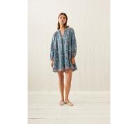 Louise Misha Dress Janice Teal Garden Of Eden Taglia: 36 | Abiti Mini Outlet | Donna | Ciano