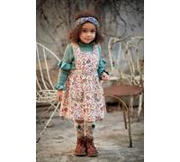 Louise Misha Dress Mira Cream Savage Garden Taglia: 7Y | Vestiti Outlet | kids | Bianco