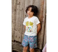 Louise Misha Shorts Aliki Teal Garden Of Eden Taglia: 18M | Pantaloni Outlet | kids | Ciano