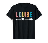 Louise Retro Color Love Cute Abbinata ai Migliori Amici Maglietta