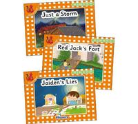 Louise Van-Pottelsberghe Jolly Phonics Orange Level Readers Set 4 (Tascabile)