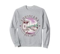 Louisiana Boho State 1812 - Camicia Jazz Steamboat Felpa