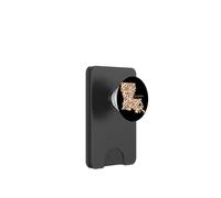 Louisiana Leopard Pattern Mappa Leo PopSockets PopWallet per MagSafe