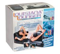 Louisiana Lounger - macchina del sesso con vibratore integrato (nero)