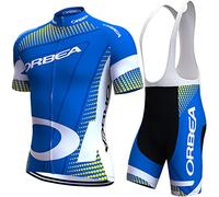 louizumify Set di Magliette da Ciclismo UPF Multitasche Quick-Dry Tech Stretch da Uomo Che Non perdono umidità
