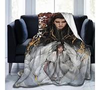 LOUJIN Coperta leggera per il dramma cinese Love Between Fairy and Devil,Coperta in flanella ultra morbida e comoda, coperta in pile in microfibra, coperta in peluche anti-pilling