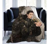 LOUJIN Coperta leggera per il dramma cinese Love Between Fairy and Devil,Coperta in flanella ultra morbida e comoda, coperta in pile in microfibra, coperta in peluche anti-pilling