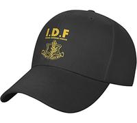 LOUJIN IDF Israel Defense Forces Berretto da baseball uomo donna - Cappello classico per papà regolabile in tinta unita, Foto a colori, Etichettalia unica