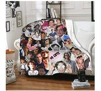 LOUJIN Matthew Grey Gubler Criminal Minds getta Dr.Spencer Reid morbido e caldo trapunta 125 cm x 100 cm