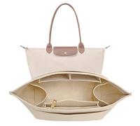 LOUKAYCCI Portafogli organizer per Longchamp Le Pliage, beige., m, Classico