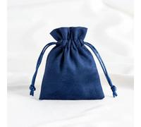 LOUKEKE 10 Pezzi/Lotto Sacchetto di Flanella Bianca per Gioielli con Coulisse Sacchetto Regalo per Anelli Orecchini Bracciale