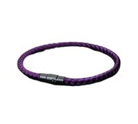 LOUKEKE 2 pezzi Bracciale in corda rossa da uomo e da donna, fatto a mano, con fibbia magnetica 4 mm, bracciale con filo di chiglia, gioielli per il tempo libero di coppia