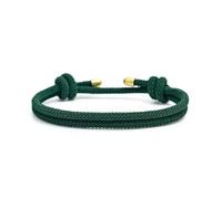 LOUKEKE 2 pezzi Braccialetti di corda da uomo e da donna, fatti a mano, regolabili, con filo rosso, braccialetti di coppia, regali per amici