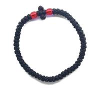 LOUKEKE 2 pezzi Braccialetto di corda fatto a mano per donna e uomo