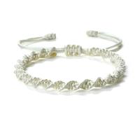 LOUKEKE 2 pezzi/set braccialetti con nodi portafortuna multicolori intrecciati fatti a mano, braccialetti intrecciati, gioielli di misura regolabile