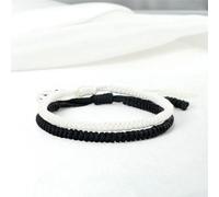 LOUKEKE 2 pezzi/set braccialetti e braccialetti multicolori per donne e uomini, braccialetti con ciondoli in corda fatti a mano