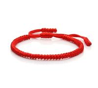 LOUKEKE 2 pezzi/set braccialetti e braccialetti multicolori per donne e uomini, braccialetti con ciondoli in corda fatti a mano