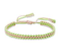 LOUKEKE 2 pezzi/set braccialetti e braccialetti multicolori per donne e uomini, braccialetti con ciondoli in corda fatti a mano