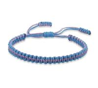 LOUKEKE 2 pezzi/set braccialetti e braccialetti multicolori per donne e uomini, braccialetti con ciondoli in corda fatti a mano