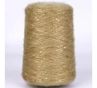 LOUKEKE Filato di Mohair Glitterato con Paillettes da 500 g - Filo di Lana fine per Tessitura a Mano e Lavorazione a Maglia