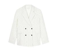 Loulou De Saison - Giacca Doppiopetto Fedora a Righe - - Jackets - Donna - Bianco - M