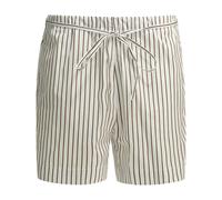 Loulou De Saison - Lory Striped Poplin Shorts - - Shorts - Donna - Bianco - XS