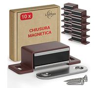 Loumaxx chiusura magnetica, per porta, mobili, porta dell’armadio , Marrone