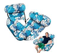 Lounge Gonfiabile Della Sedia | Amaca Di Galleggiamento | Amaca Da Piscina | Sedia Galleggiante Multifunzione In Pvc 76cm Con Schienale, Comoda Per Mare, Piscina, Lago, Vacanze E Feste All’aperto
