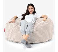 Lounge Pug, Pouf Sacco Gigante 'Mammut', Corda Classica - Panna