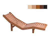 LOUNGE SDRAIO CENTRO BENESSERE E SPA RELAX IN LEGNO DI BETULLA CHAISE LONGUE MG