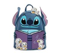 Loungefly 198012 Zainetto Disney Lilo & Stitch Story Time Duckies, Colore Blue, Purple, White, WDBK1656